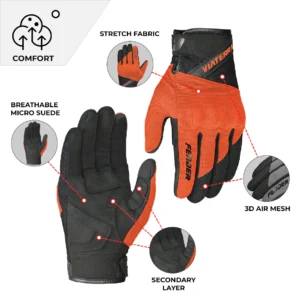 VIATERRA FENDER GLOVES ORANGE